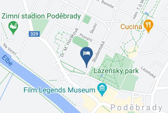 Nymburk - Pension Fontana Maps