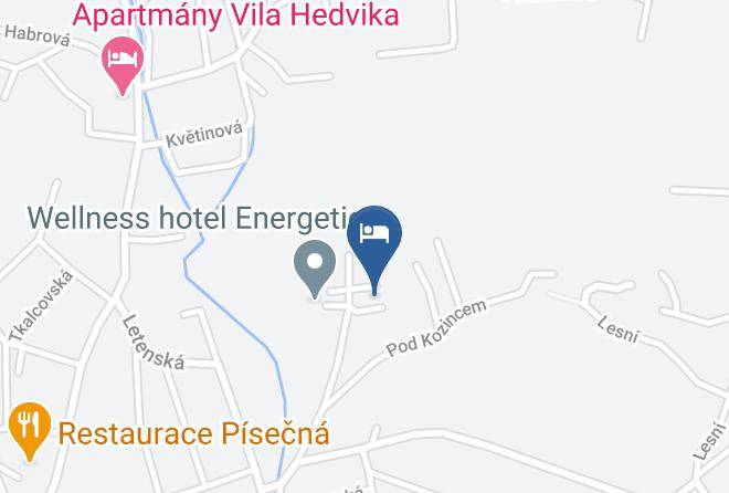 Vsetin - Pension Forman Maps