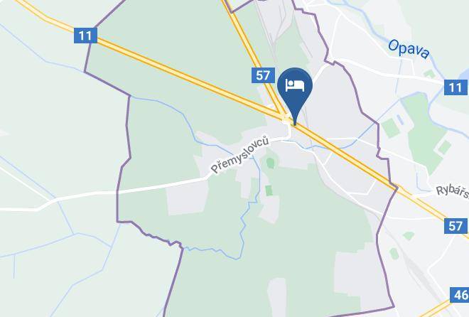 Opava - Pension Formanka Maps