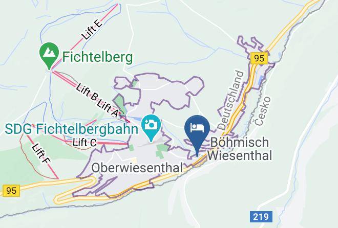 Erzgebirgskreis - Pension Forsthaus Maps