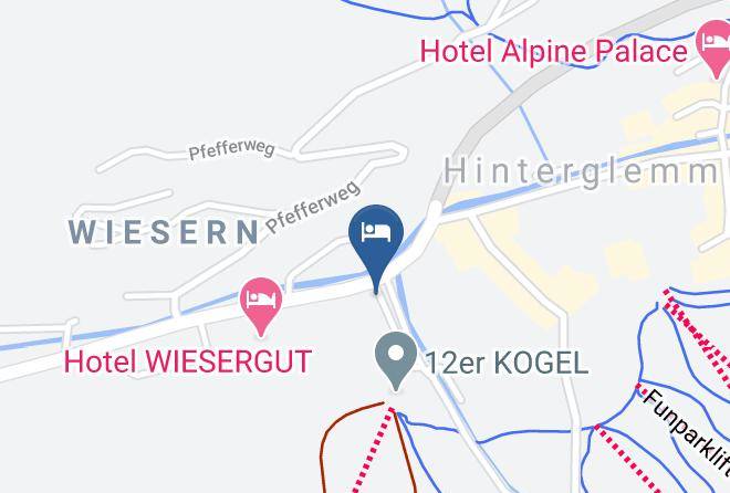 Zell Am See - Pension Forsthaus Maps