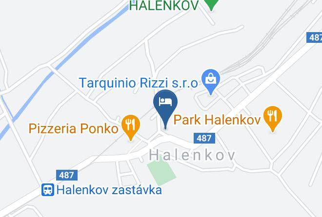 Vsetin - Pension Fortuna Maps