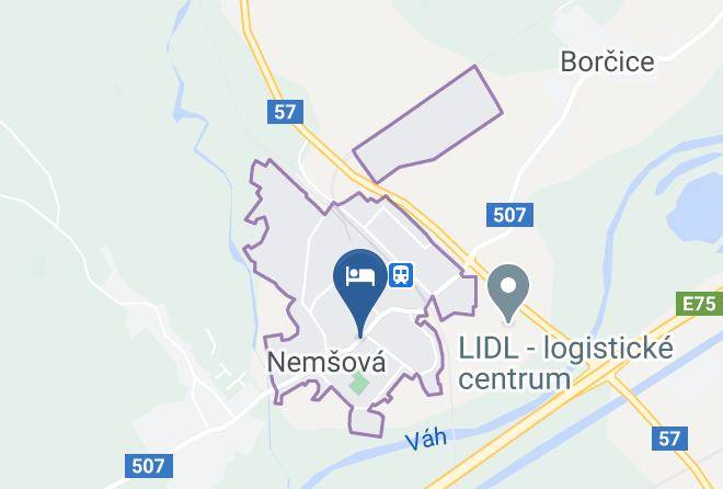 Trencin - Pension Fox Maps