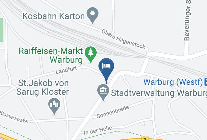 Hoxter - Pension Franzbacker Maps