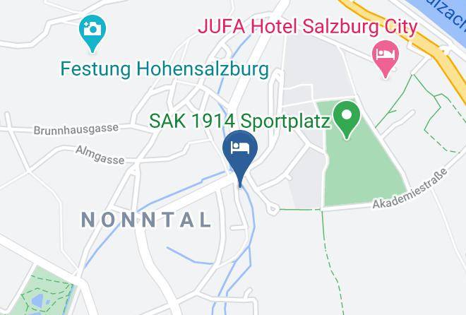Salzburg - Pension Freisaal Maps