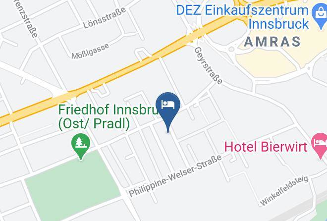 Innsbruck Stadt - Pension Friedl Maps
