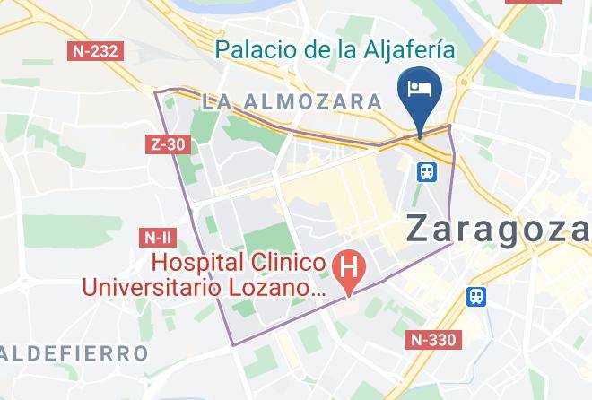 Zaragoza - Pension Fuenterrabia Maps