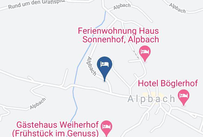 Kufstein - Pension Furstenhausl Alpbach Maps