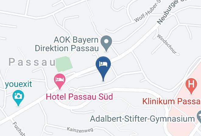 Passau - Pension Gabriele Maps