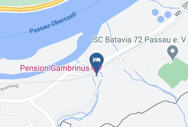 Passau - Pension Gambrinus Maps