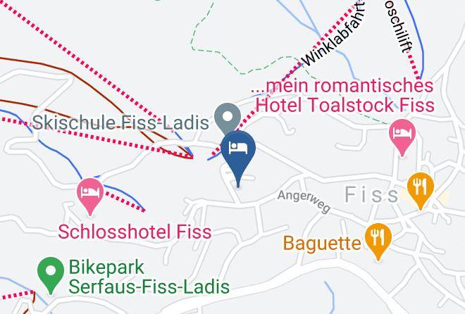 Landeck - Pension Garni Bellevue Maps