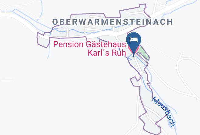 Bayreuth - Pension Gastehaus Karls Ruh Maps