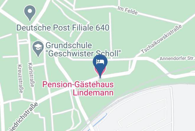 Wittenberg - Pension Gastehaus Lindemann Maps
