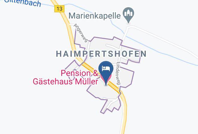 Pfaffenhofen An Der Ilm - Pension & Gastehaus Muller Maps