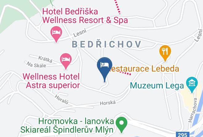 Trutnov - Pension George Spindleruv Mlyn Maps