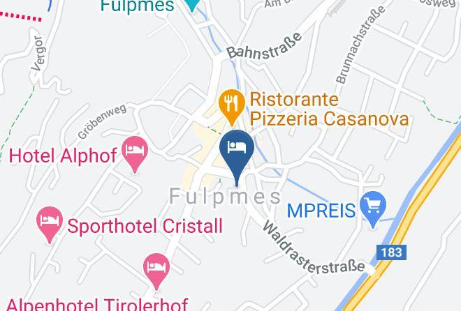 Innsbruck Land - Pension Gletscherblick Maps