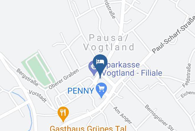 Vogtlandkreis - Pension Globus Maps