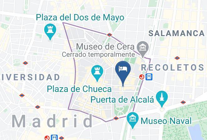 Madrid - Pension Gloria Maps