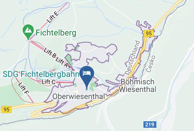 Erzgebirgskreis - Pension Gluckauf Oberwiesenthal Maps