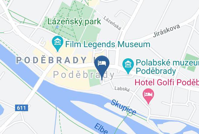 Nymburk - Penzion Dobre Casy Maps