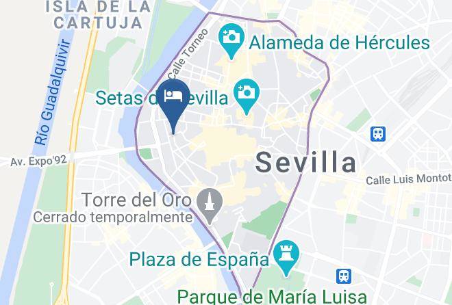 Seville - Pension Gravina Maps