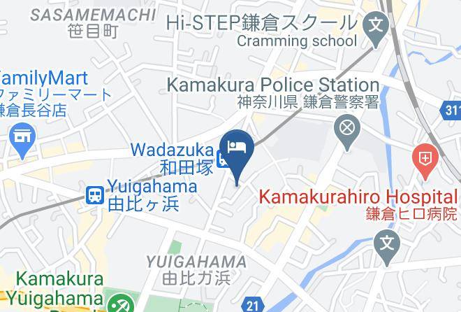 Kamakura City - Pension Green Grass Maps