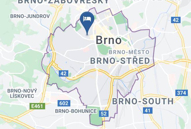 Brno - Pension Grohova Maps