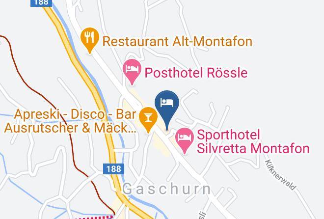 Bludenz - Pension Gstrein Maps