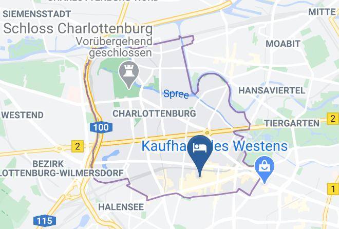 Stadt Berlin - Pension Gudrun Maps