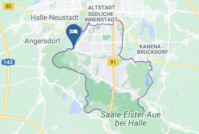 Halle - Pension Gutshaus Maps