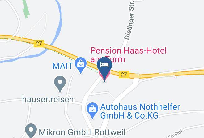 Rottweil - Pension Haas Hotel Am Turm Maps