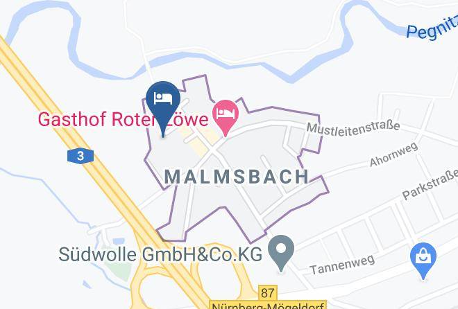 Nurnberger Land - Pension Habermann Maps