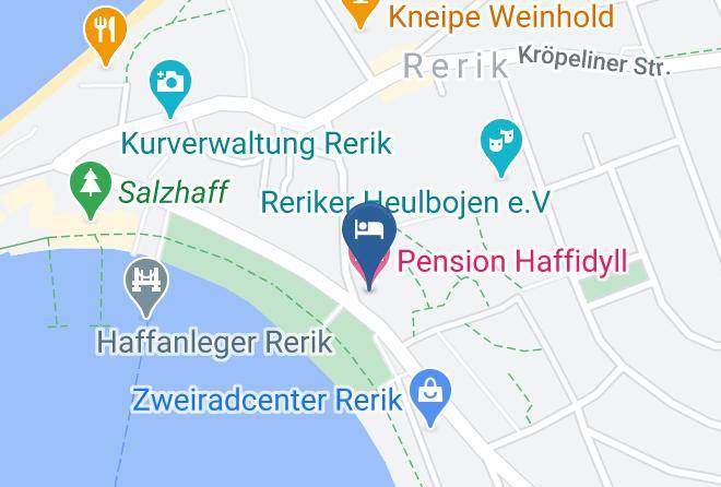 Rostock - Pension Haffidyll Maps