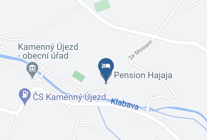 Rokycany - Pension Hajaja Maps