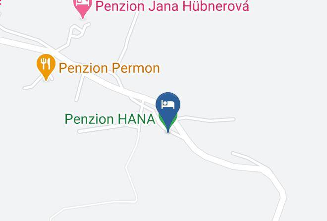 Jablonec Nad Nisou - Pension Hana Maps