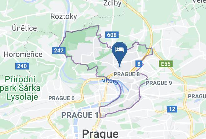 Prague - Pension Hanauer Maps