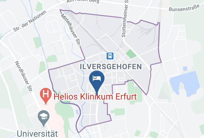 Erfurt - Pension Harmonie Maps