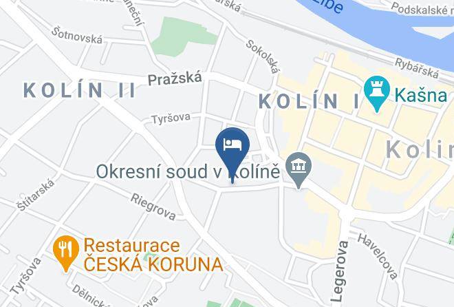 Kolin - Pension Harmonie Maps