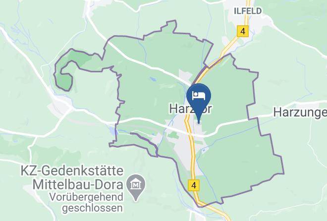 Nordhausen - Pension Harztor Maps