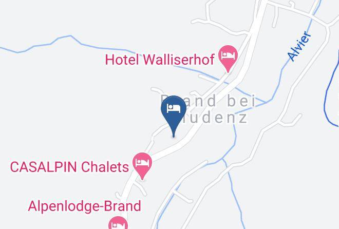 Bludenz - Pension Haus Bergfriede Maps