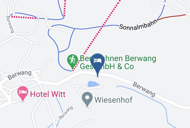 Reutte - Pension Haus Bergkristall Maps