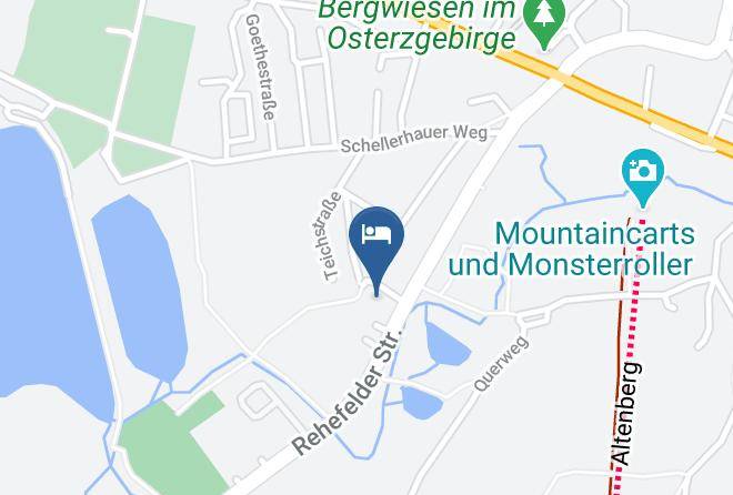 Sachsische Schweiz Osterzgebirge - Pension Haus Bergwacht Inh G Helm Maps