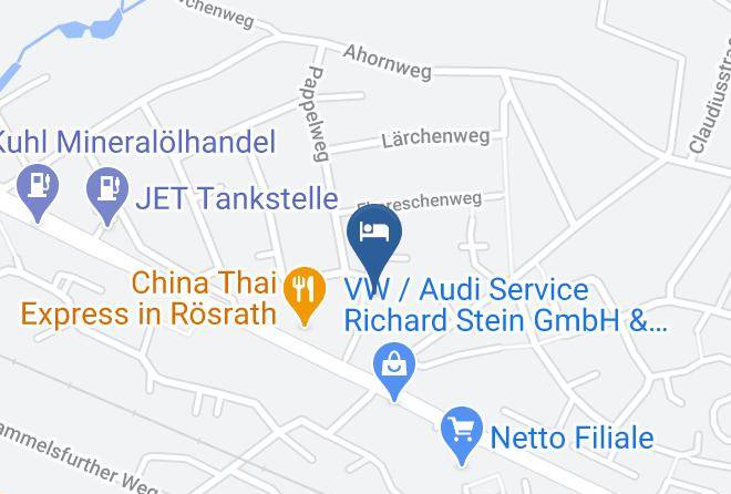 Rheinisch Bergischer Kreis - Pension Haus Elmar Maps