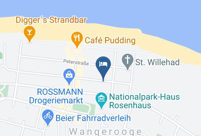 Friesland - Pension Haus Jakobs Maps