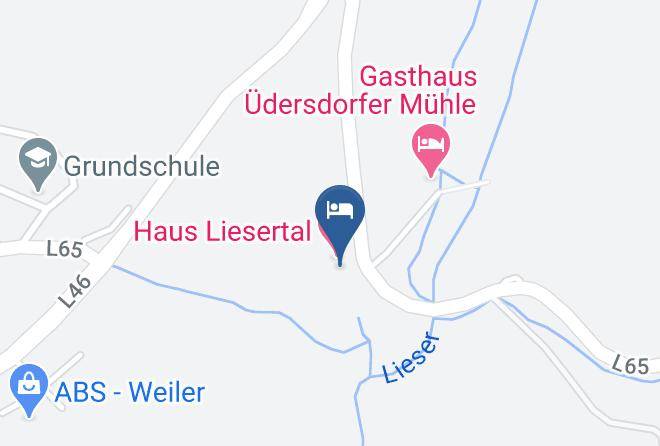 Vulkaneifel - Pension Haus Liesertal Maps