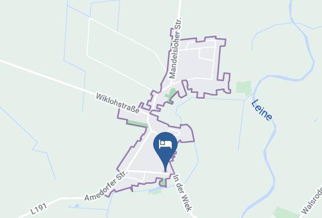 Stadt Hannover - Pension Heinemann Maps