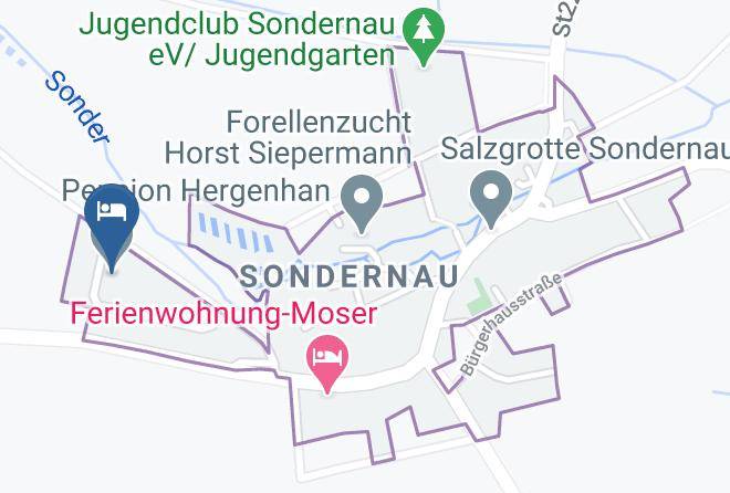 Rhon Grabfeld - Pension Hergenhan Maps