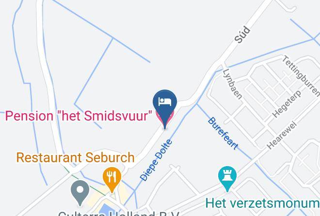 Sudwest Fryslan - Pension Het Smidsvuur Maps