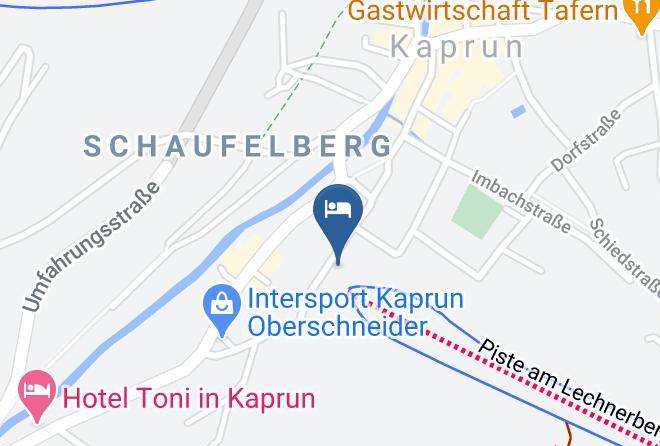 Zell Am See - Pension Hofer Maps
