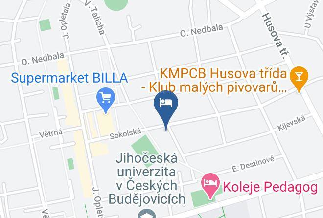 Ceske Budejovice - Pension Holicka Maps